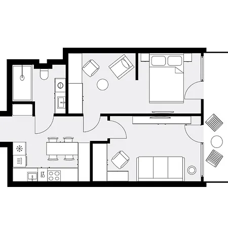 Апартаменти Urban Global 15th Floor No 26 - Balcony -free Garage *